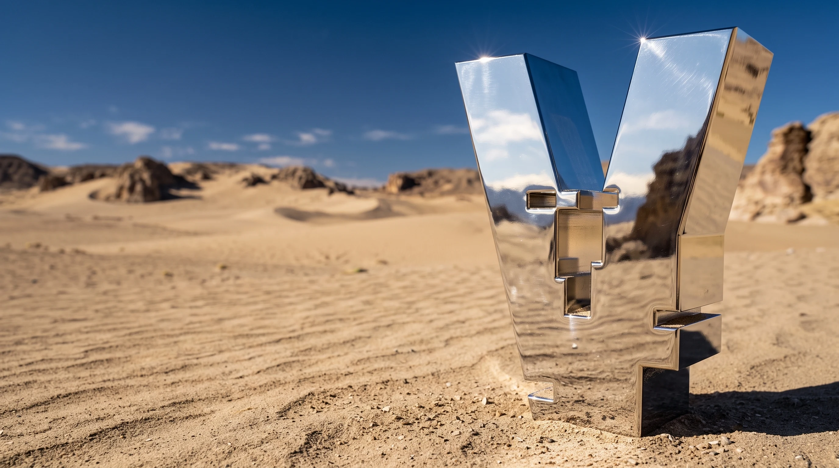 Vector Monolith Desert Background